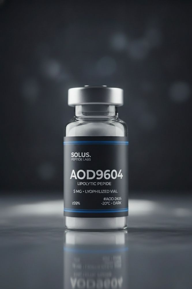 AOD9604 research peptide — buy in Canada from Solus Peptide Labs