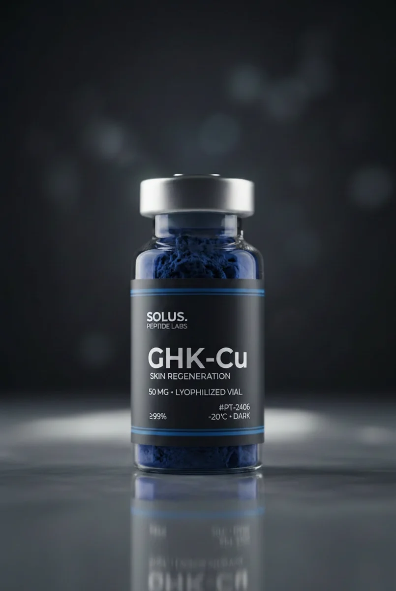 GHK-Cu research peptide — buy in Canada from Solus Peptide Labs