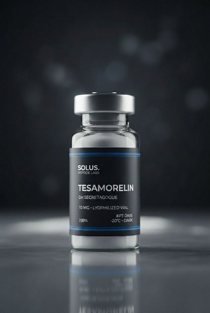 Tesamorelin research peptide — buy in Canada from Solus Peptide Labs
