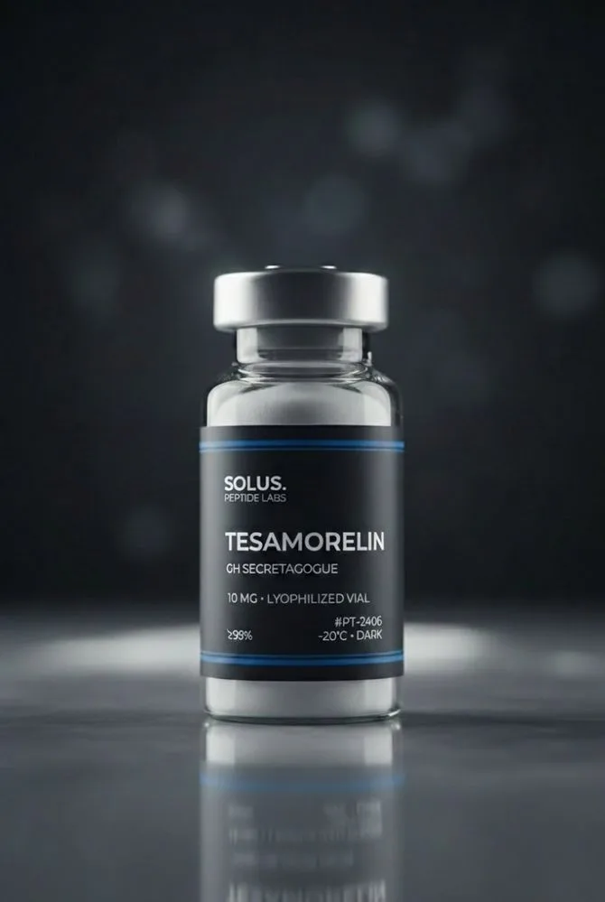 Tesamorelin research peptide — buy in Canada from Solus Peptide Labs
